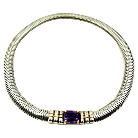 cartier necklace silver